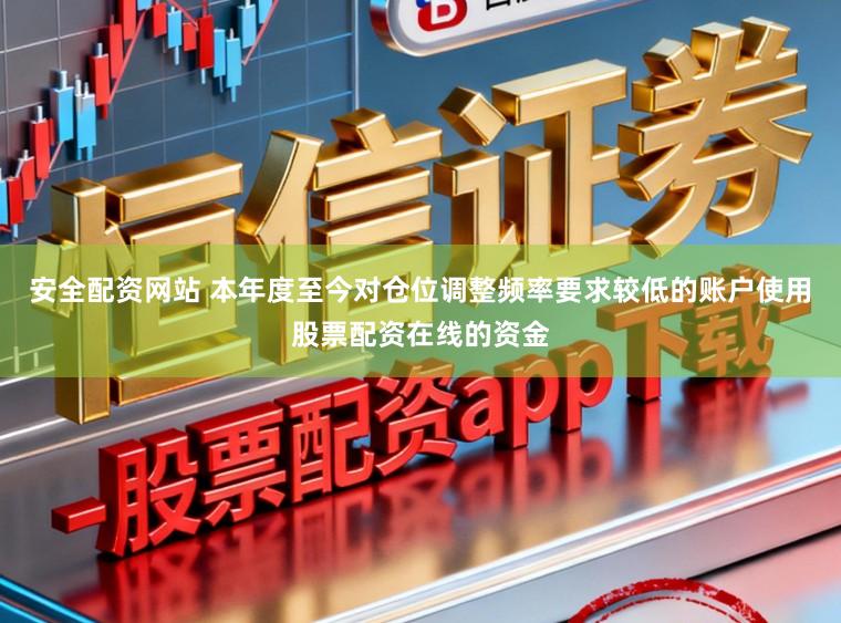 安全配资网站 本年度至今对仓位调整频率要求较低的账户使用股票配资在线的资金