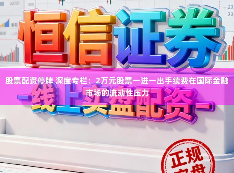 股票配资停牌 深度专栏：2万元股票一进一出手续费在国际金融市场的流动性压力